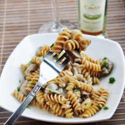 Rotini Creamy Mushroom Pasta