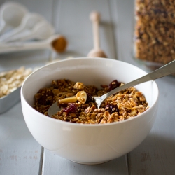 Cherry Almond Quinoa Granola