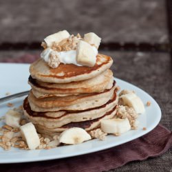 Banana and Granola Pancakes