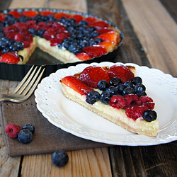 Mixed Berry Lemon Tart