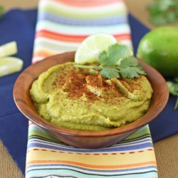 Cilantro Green Chile Lime Hummus