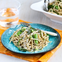 Pasta Primavera w/ Asparagus & Peas