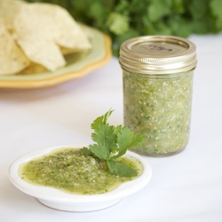 Fresh Roasted Tomatillo Salsa