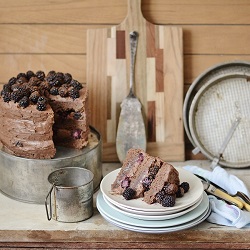 Blackberry Chocolate Cake