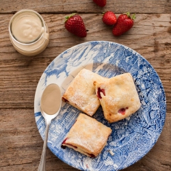 Scones with Strawberries