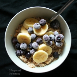 Steel Cut Oats with Coconut oil