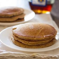 Whole Wheat Pancakes for Two