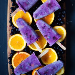 Blueberry & Orange Icy Pops