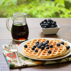 Buttermilk Sourdough Waffles