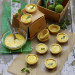 Key Lime Curd & Mascarpone Tartlets