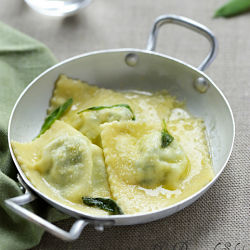 Ricotta Cheese and Spinach Ravioli