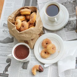 Cinnamon Sugar Baked Mini Donuts