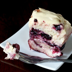 Cherry Cheesecake Pull Apart Bread