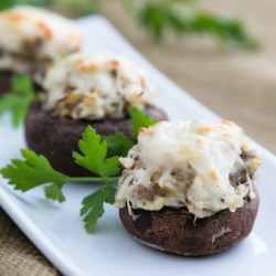 Chicken Stuffed Mushrooms