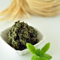 Low Fat Basil Pesto