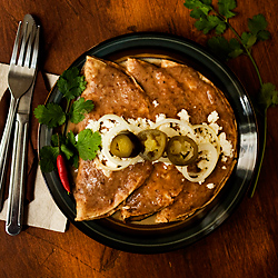 Chicken Enfrijoladas