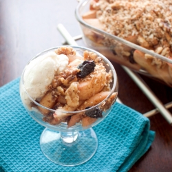 Bourbon Fruit Crumble