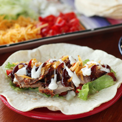 BBQ Pork Tenderloin Wraps