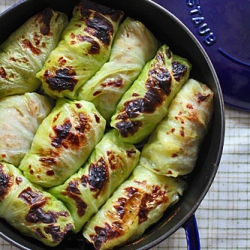 Baked Rolled Cabbage