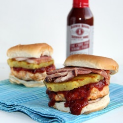 BBQ Hawaiian Pizza Burgers