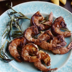 Asian Salad with Grilled Shrimp