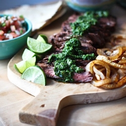 Steak Taco w/ Cilantro Chimichurri