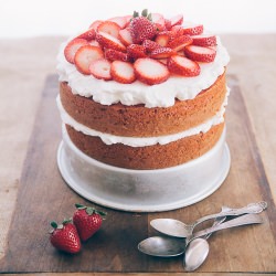 Southern Strawberry Cake