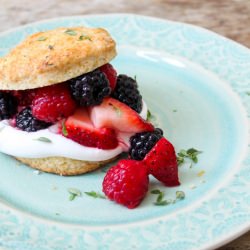 Lemon Thyme Biscuits