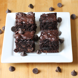 Healthier Dark Chocolate Brownies