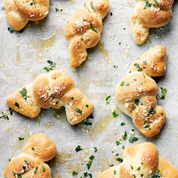 Garlic Parmesan Knots