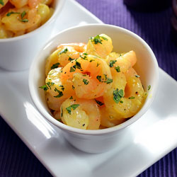 Shrimp in Pineapple Mustard Sauce