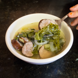 Kale and Andouille Soup