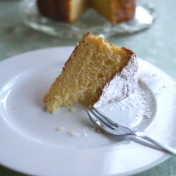 Lemon Chiffon Cake (Gluten Free)