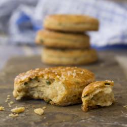 Whole-Wheat Chive Biscuits