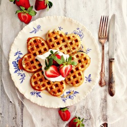 Lemon Poppy Seed Waffles