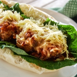 Chorizo Meatball Subs