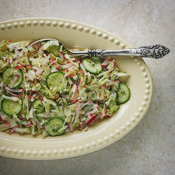 Warm Radish Slaw