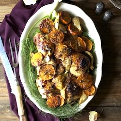 Baked Chicken with Clementines