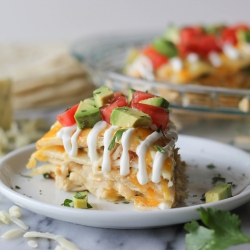 Chicken Tortilla Stack