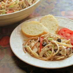 Chicken and Spaghetti Salad