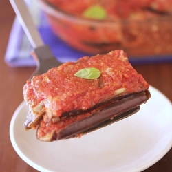 Skinny Eggplant Parmesan