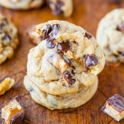 Snickers Chocolate Chip Cookies