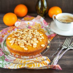 Orange Almond Olive Oil Cake