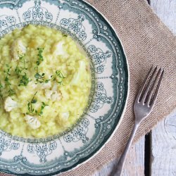 Cauliflower Sweet Potato Risotto