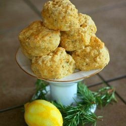 Lemon Rosemary Scones