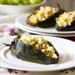 Breakfast Stuffed Poblanos