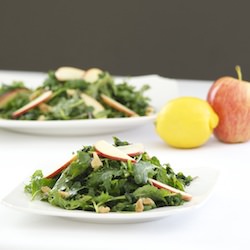 Apple Walnut Kale Salad