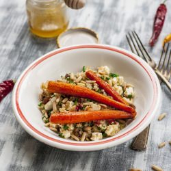 Roasted Carrot and Quinoa Salad