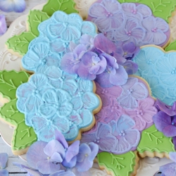 Hydrangea Cookies