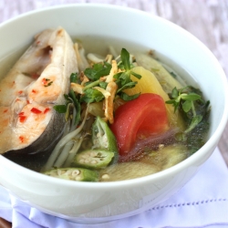 Vietnamese Sweet and Sour Fish Soup